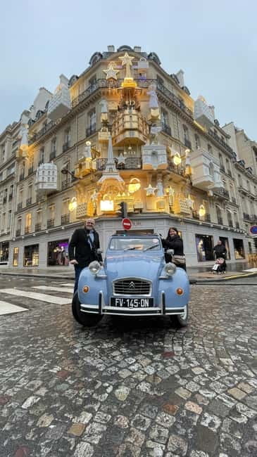 Classic Citroën 2CV tour of Paris, 1 hour - The open-roof ride, soft top views, and the kind of streets you actually want