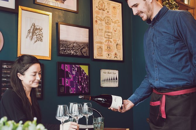 French Wine, Champagne And Cheese Tasting Paris SECRET WINE DOOR - Your wine lineup: champagne, whites, and reds in six planned pours