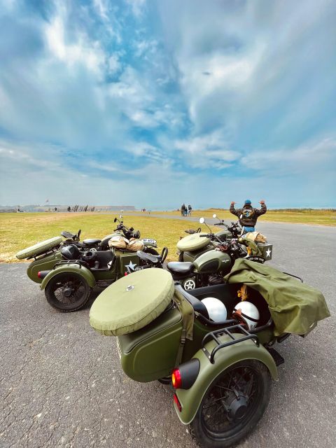 From Bayeux: Half-Day Normandy WWII Sidecar Tour - Port-en-Bessin-Huppain: break time in a real fishing village
