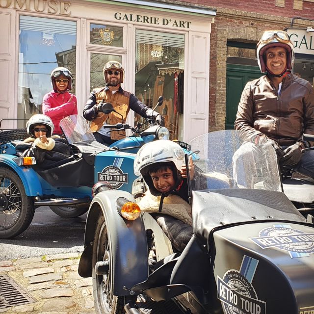 Honfleur: Private Guided City Tour by Vintage Sidecars - Meeting your pilot and settling into the ride