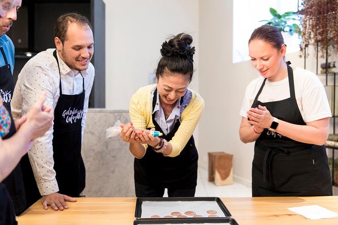 Macaron Bakery Class at Galeries Lafayette Paris - What You Eat on Site, What You Take Home, and the Fridge Factor
