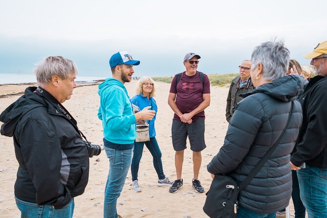 Normandy D-Day Beaches with Juno Beach, bunkers & Canadian Cemetery from Paris - Courseulles-sur-Mer lunch break, plus how to use the 60 minutes