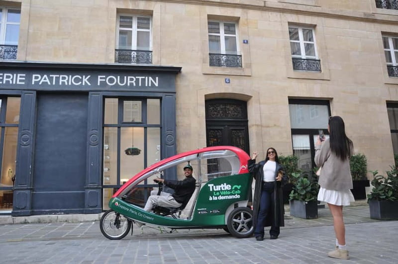 Paris: 2 hours Emily Tour in a Private Rickshaw bike - Value and price: when $147 per group makes sense