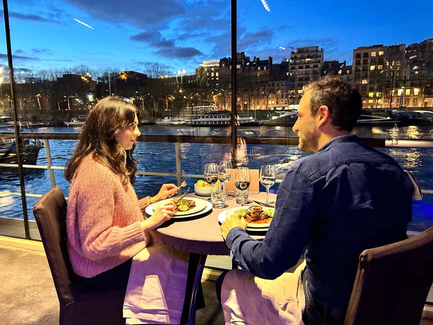 Paris: 3-Course-Dinner Cruise with Wine on the Seine River - Boarding at Bateaux Parisiens, Seino Vision, and what the boat feels like