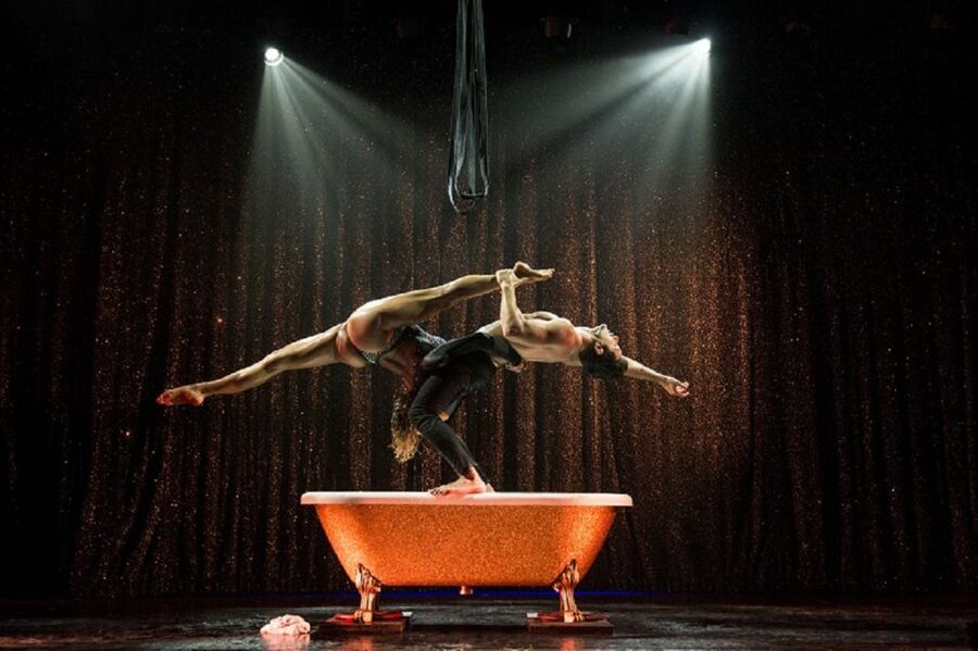 Paris: 3-Course Dinner & Show at Paradis Latin Cabaret - LOiseau Paradis: Modern Can Can, Live Vocals, and Big Stage Energy