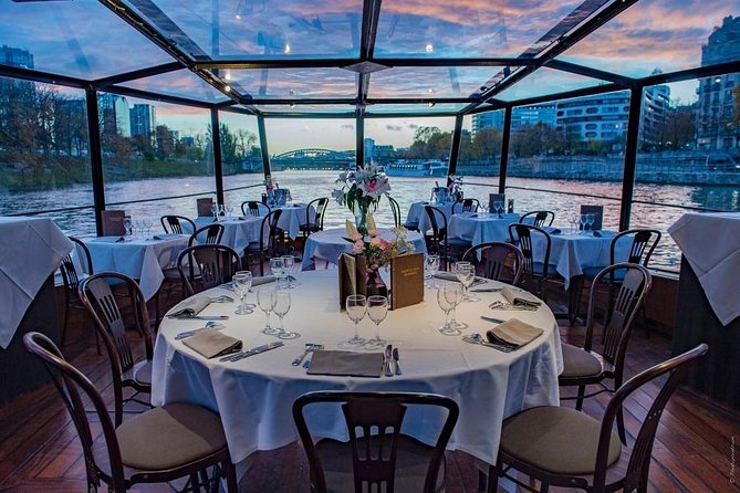 Paris 3-Course Gourmet Dinner and Sightseeing Seine River Cruise - What the included 3-course dinner really looks like