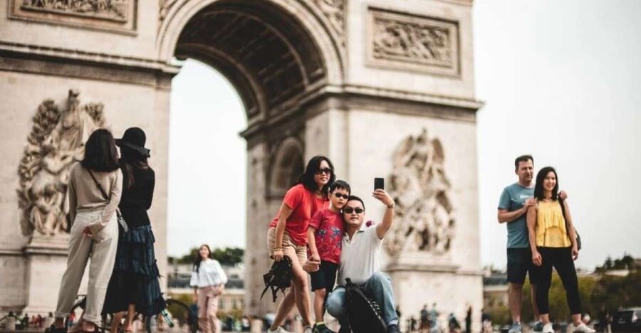 Paris: Arc de Triomphe Entry with Seine Cruise - Arc de Triomphe terrace: where the city finally makes sense