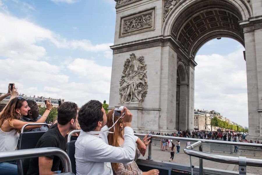 Paris: Arc de Triomphe Ticket & Big Bus Hop-on Hop-off Tour - Key highlights to notice before you go