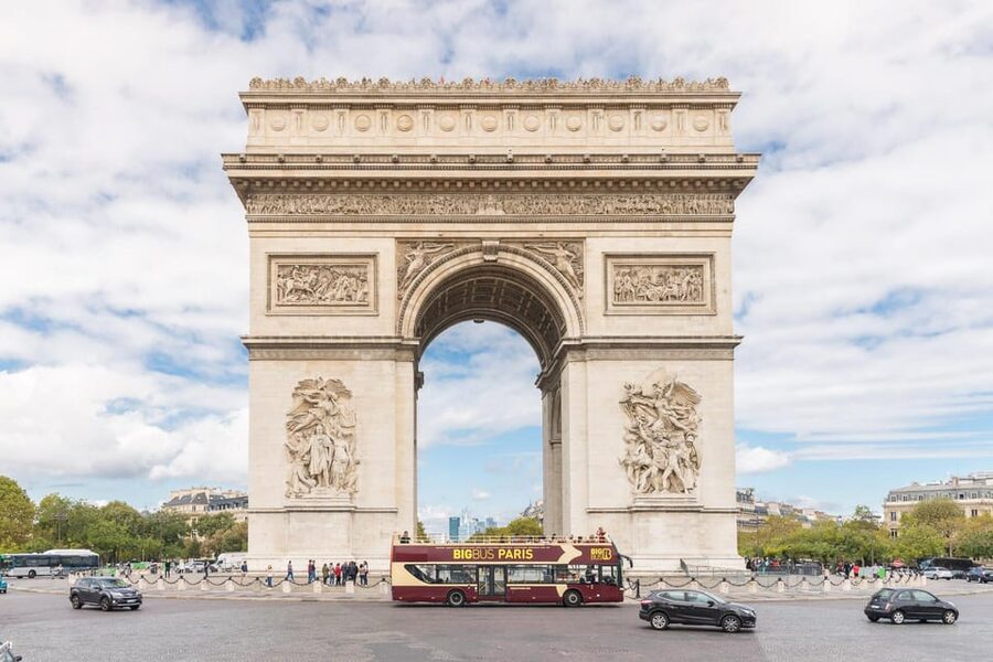Paris: Arc de Triomphe Ticket & Big Bus Hop-on Hop-off Tour - How the hop-on hop-off route actually helps your day