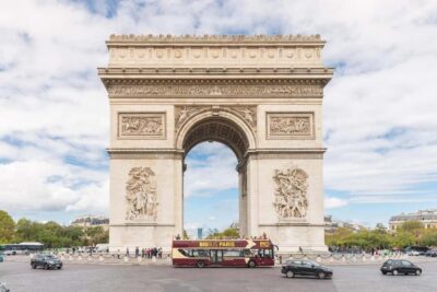 Arc de Triomphe Ticket & Big Bus Hop-on Hop-off Tour