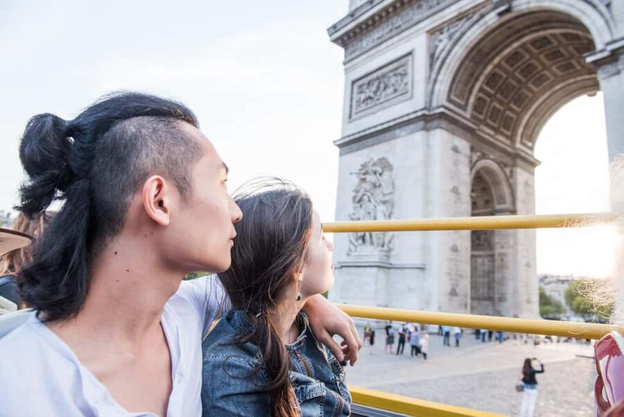 Paris: Arc de Triomphe Ticket & Big Bus Hop-on Hop-off Tour - The Arc de Triomphe climb: what the timed ticket changes