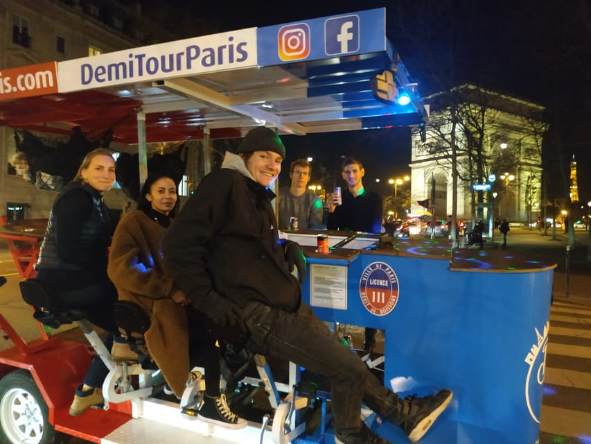 Paris: Beer Bike Bar With Drinks Included - A Rolling Beer Bar Built for the Best Photo Angles in Paris