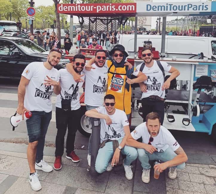 Paris: Beer Bike Bar With Drinks Included - Pedaling Energy and the No-Motor Reality