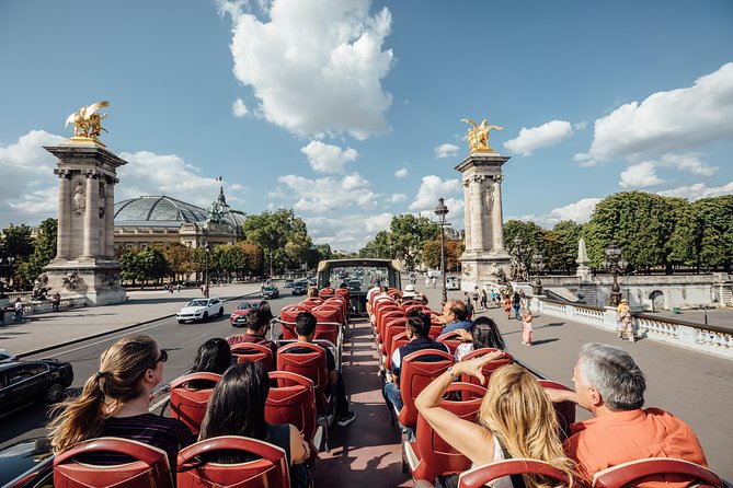 Paris Big Bus Hop-On Hop-Off Tour with Optional River Cruise - A Red Route That Builds Your Own Paris Day