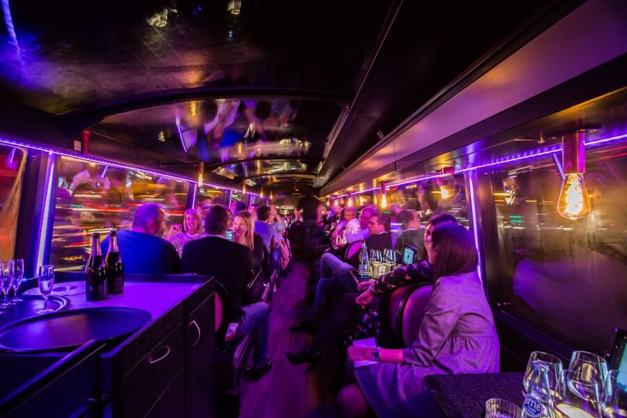 Paris: Bus Toqué Tour with 5-Course Dinner and Champagne - Night Bus Dining From 4 Meters High