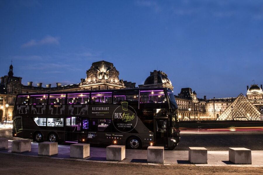 Paris: Bus Toqué Tour with 5-Course Dinner and Champagne - The Tablet Guide, Bose Sound System, and the Reality of Screen Timing