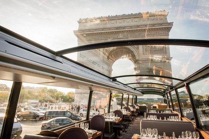 Paris Bustronome Gourmet Sightseeing Dinner on a Panoramic Bus - Key things I’d clock before you go