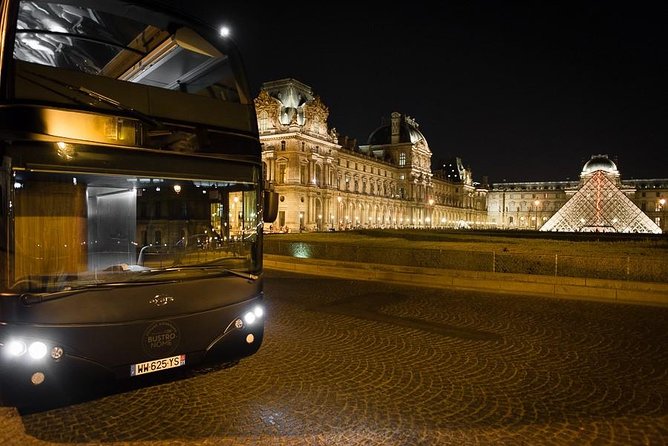 Paris Bustronome Gourmet Sightseeing Dinner on a Panoramic Bus - Audio guide, music, and how to avoid the tech hiccup