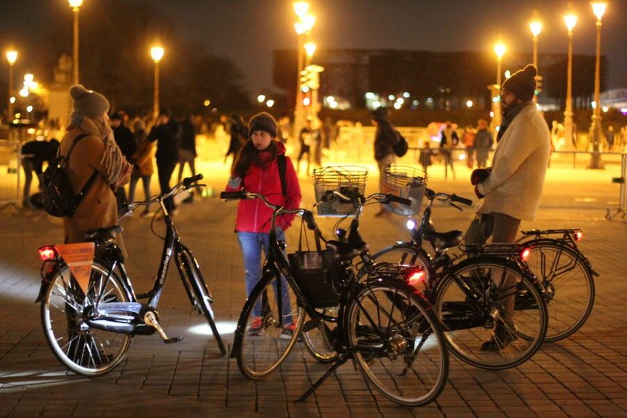 Paris By Night: 3-Hour Guided Bike Tour - Notre-Dame at night, more than a postcard pause