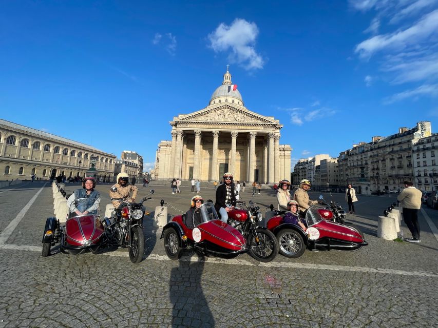 Paris by sidecar 1HR Tour - Key highlights you will care about