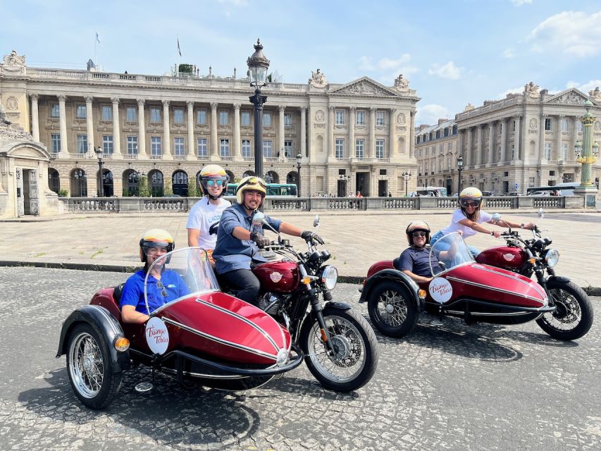 Paris by sidecar 1HR Tour - Arc de Triomphe stop: a quick guided moment that helps you orient