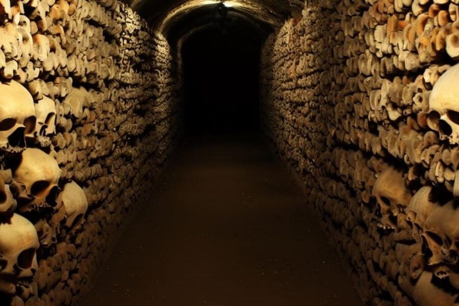 Paris: Catacombs, Audio Guide, and River Cruise Option - Entering the Catacombs with a timed ticket, then choosing your pace