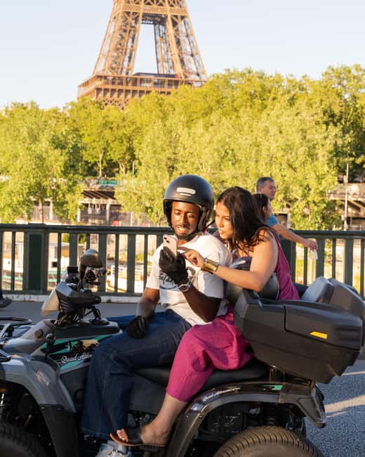 Paris: City Highlights Guided Quad Tour - Riding a double quad through Paris streets, what it really feels like