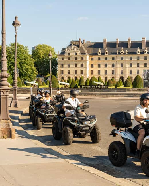 Paris: City Highlights Guided Quad Tour - Comfort and safety basics, helmets, gloves, and the safety briefing