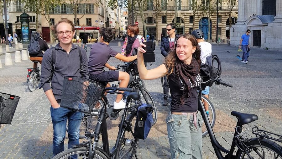 Paris: City Treasures Bike Tour - City Hall Meeting Point, Then Rolling Into Paris by Bike
