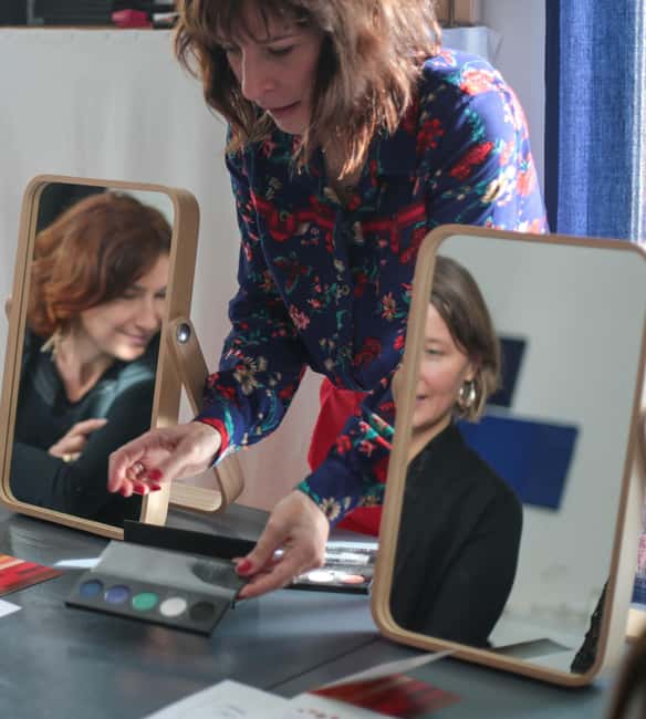 Paris: Color analysis - Step 1: Your fabric drape test, warm or cool and beyond