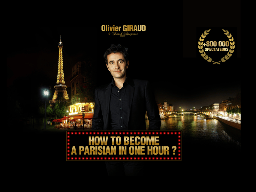 Paris: Comedy Show in English - How to Become a Parisian - Inside the century-old Renaissance style theater