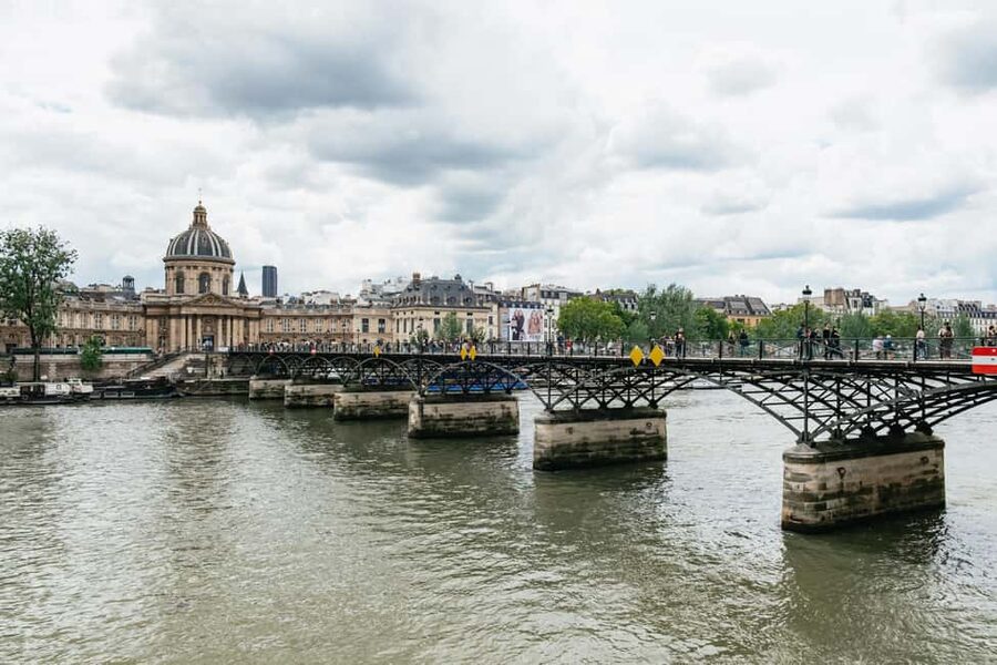 Paris: Emily TV Show Locations Guided Walking Tour - Pont des Arts and Place de Valois: river views and an easy win for photos