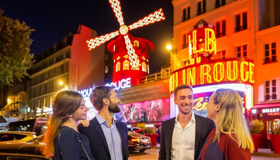 Paris: Evening Sightseeing Tour and Moulin Rouge Show - Paris Night Drive Plus Moulin Rouge Féerie: The Real Vibe