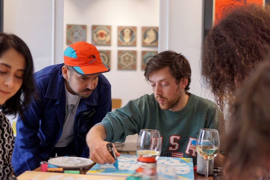 Paris: Graffiti on Canvas Workshop at an Art Studio - Finding the Graffiti Paris Atelier in the 14th