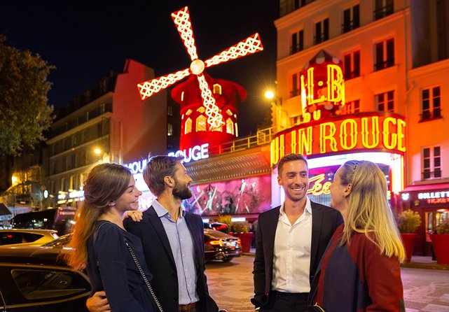 Paris Illuminations Tour with Moulin Rouge Show and Cruise Option - Champagne at your table: included, but read the room