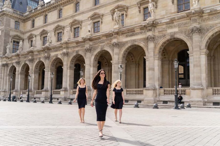 Paris: Louvre photoshoot or Seine bridges Eiffel Tower walk - Louvre Stops and Tuileries Garden Photos That Feel Parisian, Not Pose-Y