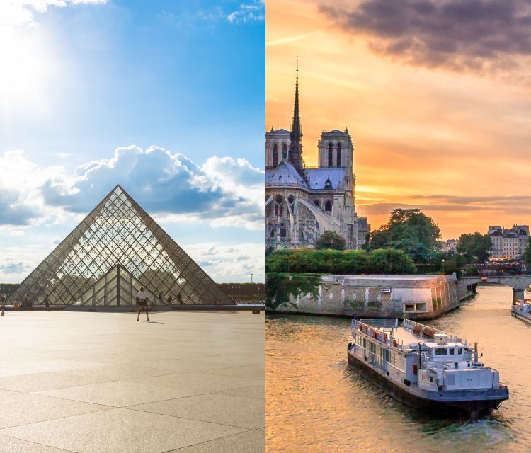 Paris: Louvre Reserved Ticket and River Cruise Combo - The Seine cruise: how to turn a cruise ticket into real Paris photos