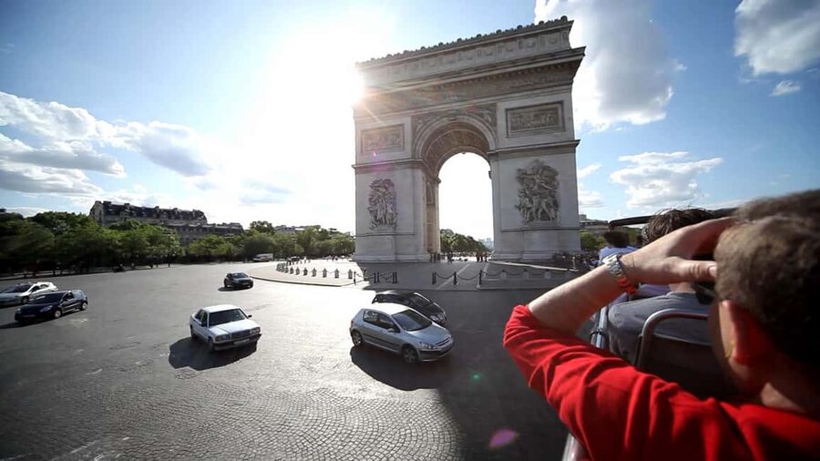 Paris: Openair Double Decker Bus Audio-Guided City Tour - What this tour feels like on the street