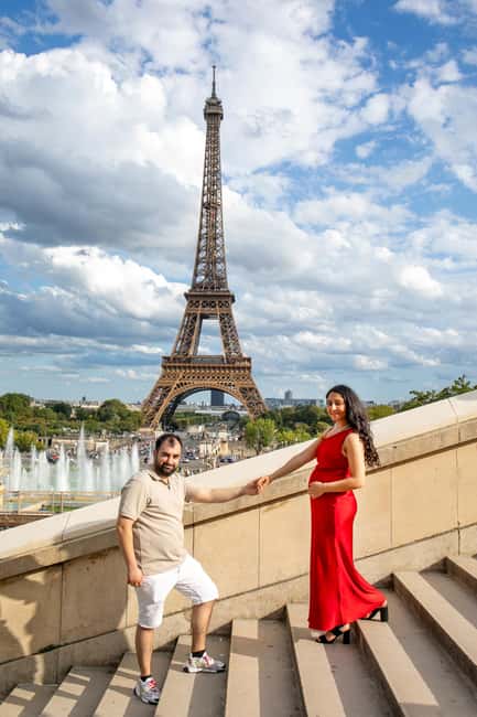 Paris: Photoshoot Around Eiffel Tower with 55 Edited Photos - What You Get: 55 Professionally Edited Photos in 48 Hours