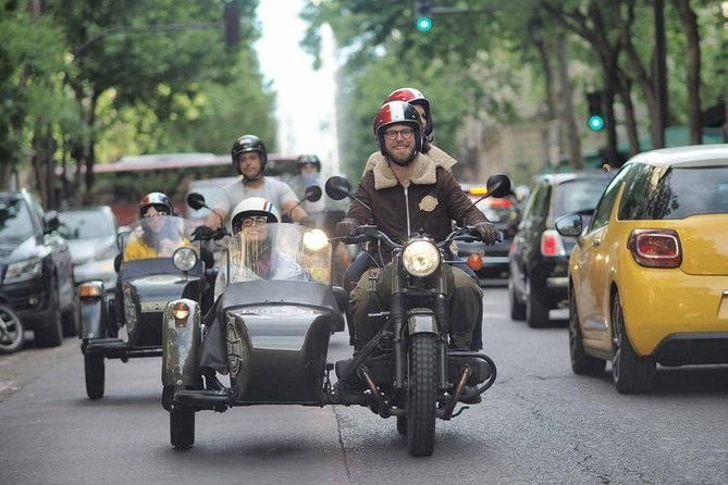 Paris Vintage Private City Tour on a Sidecar Motorcycle - Palais-Royal and the Galerie Vivienne: the Paris you feel at street level