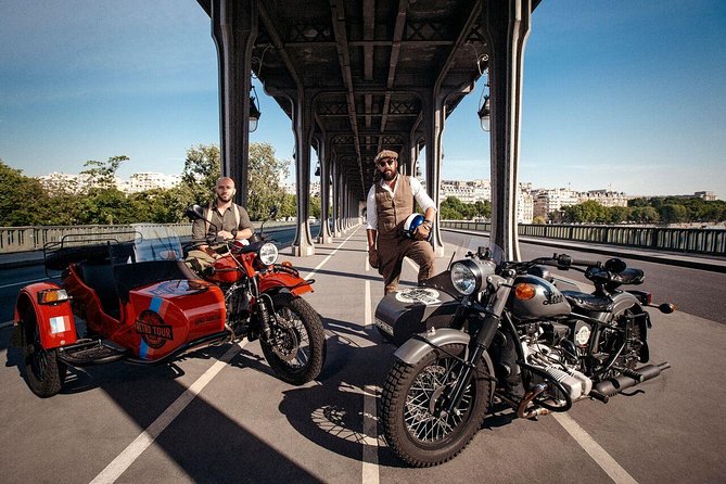 Paris Vintage Private City Tour on a Sidecar Motorcycle - Palais Garnier, can-can street culture, and the I love you wall