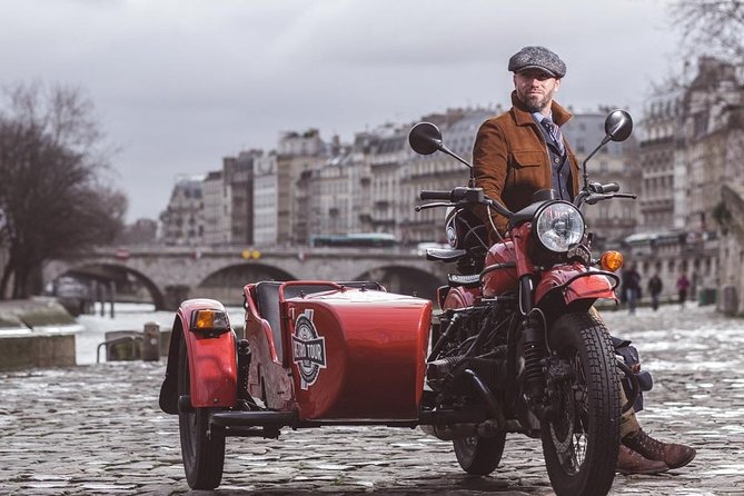 Paris Vintage Private City Tour on a Sidecar Motorcycle - Montmartre by sidecar: calmer lanes, Sacré-Cœur, and skyline views