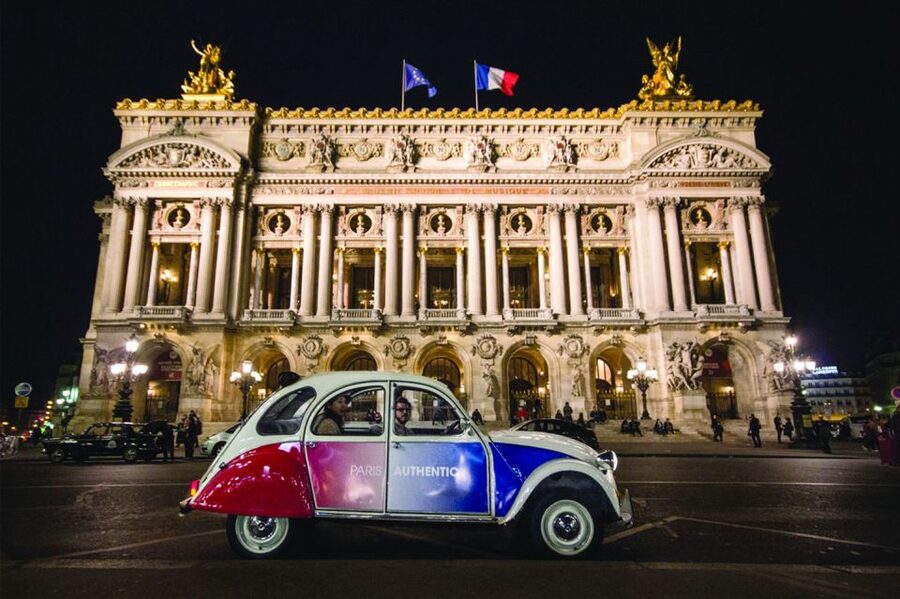 Private tour of Paris by Night with Champagne - Champs-Élysées, Arc de Triomphe, and the First Big Night Look
