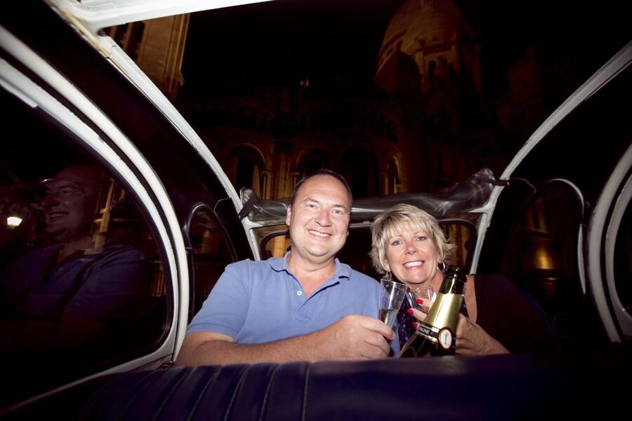 Private tour of Paris by Night with Champagne - Eiffel Tower Illuminations, Champagne, and the Sparkle Timing Game