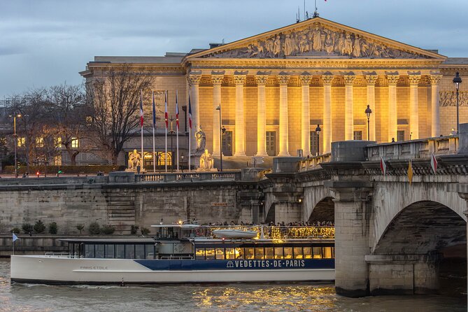 Seine River Evening Cruise with Music (Drink Options) - Eiffel Tower to Pont Alexandre III, the grand Paris intro