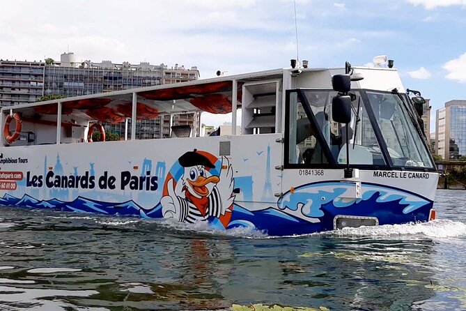 Tours of Paris and the Hauts-de-Seine in an Amphibious Bus - Eiffel Tower views plus the smaller, specific Paris stops